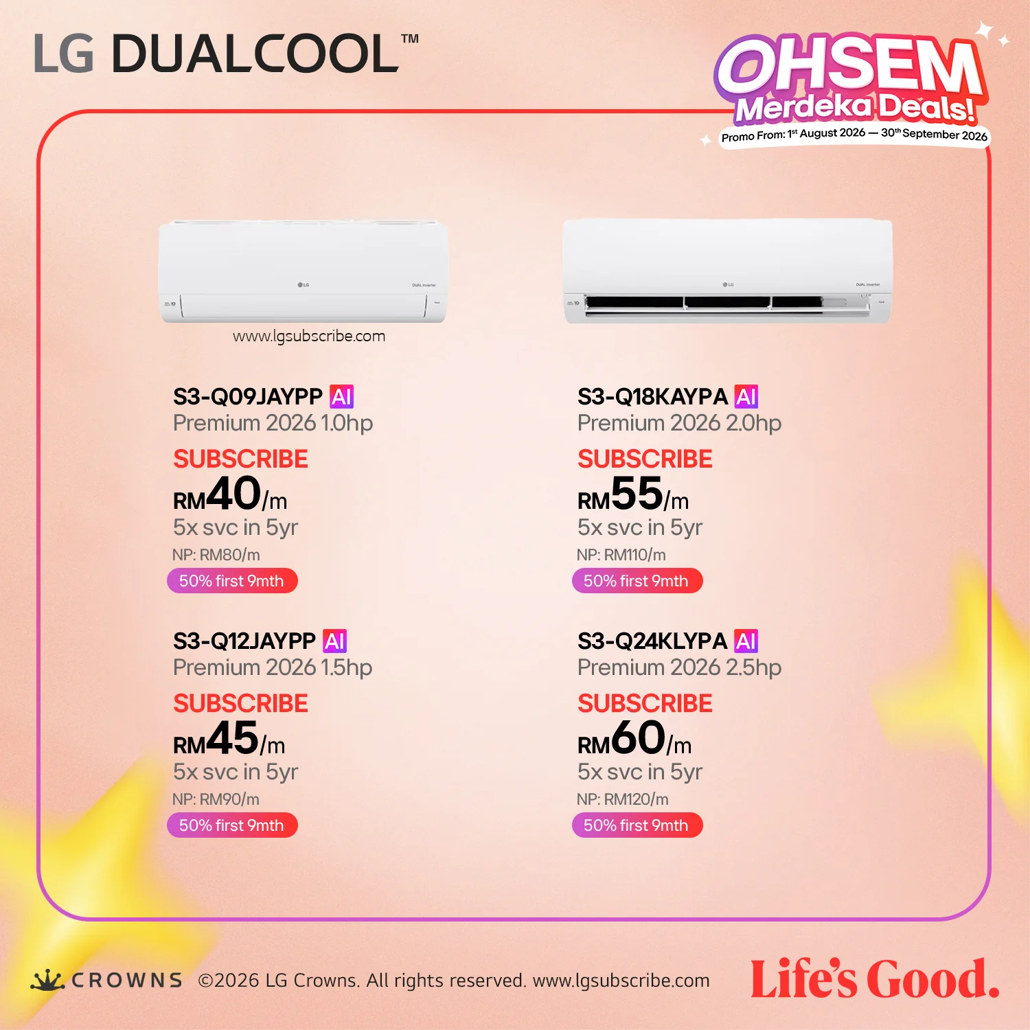 LG DUALCOOL - Air Conditioner