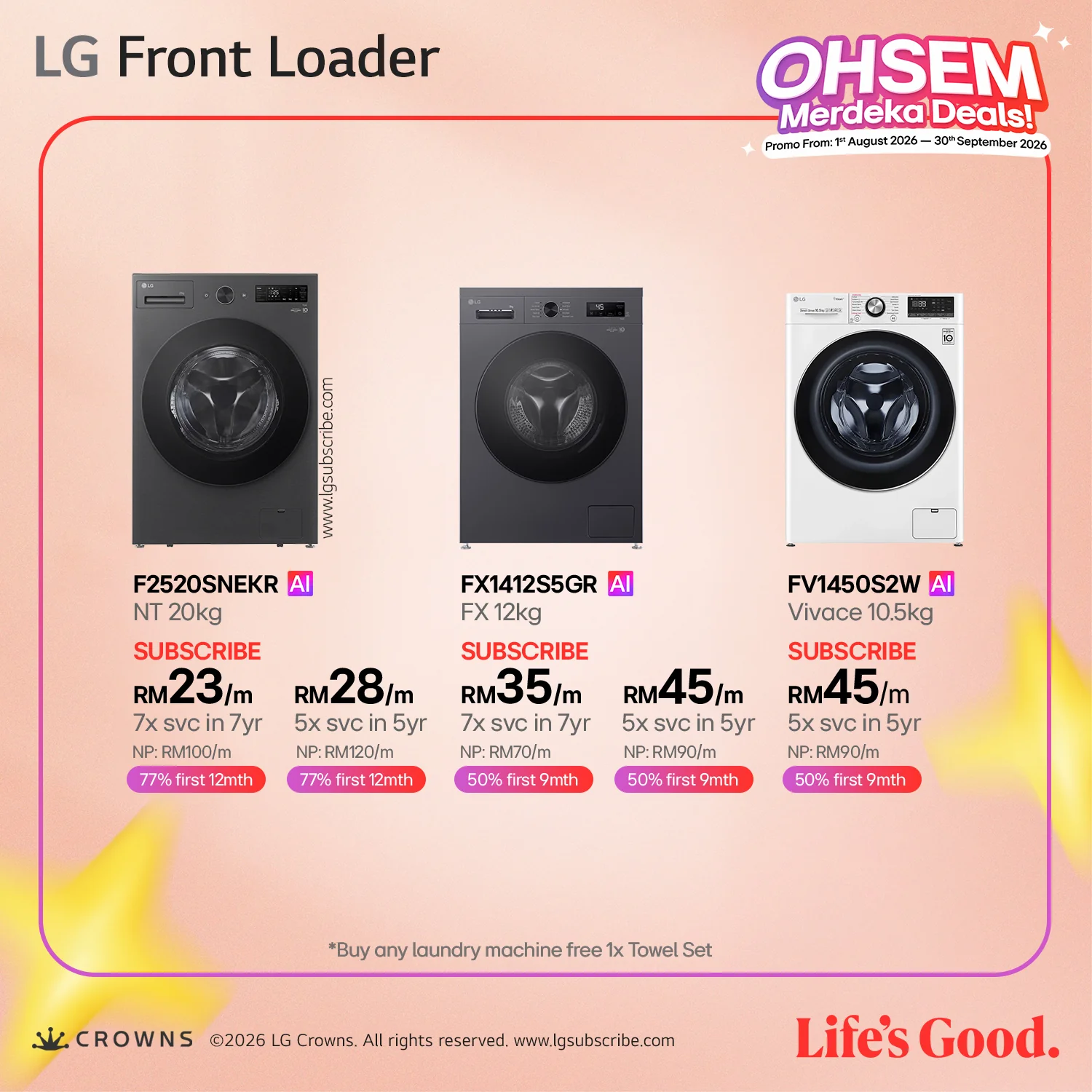 LG Front Loader