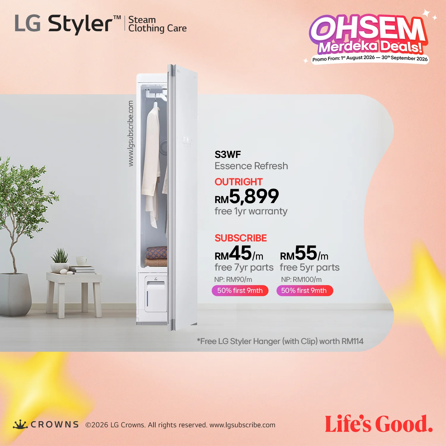 LG Styler Smart Wardrobe