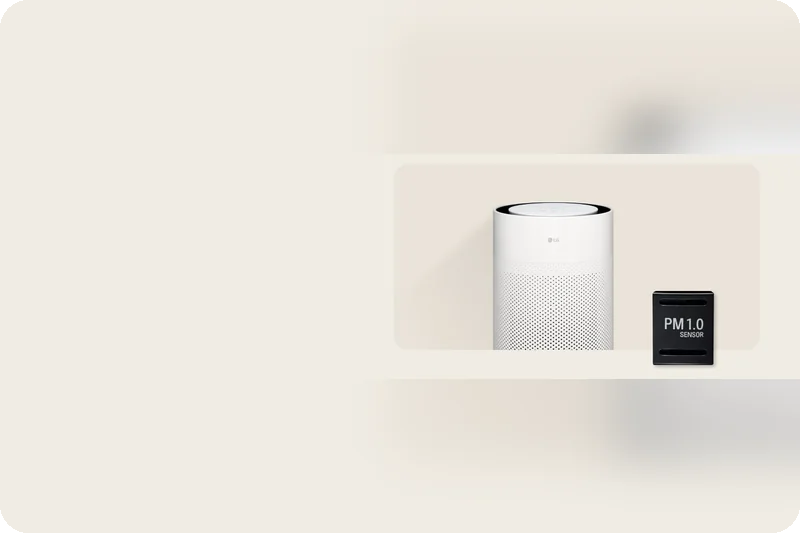 LG PuriCare AS35GGW10 PM1.0 sensor and real-time air-quality updates