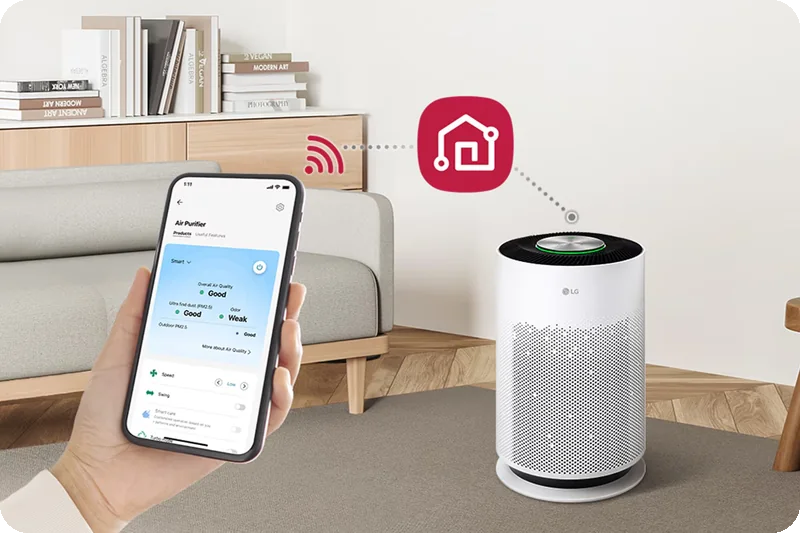 LG PuriCare AS60GHBT0 LG ThinQ remote control
