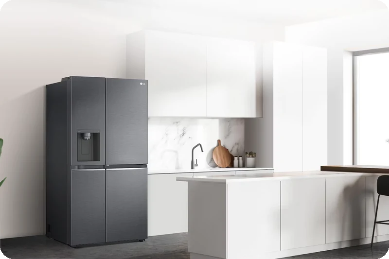 LG GC-J257SQNW UltraSleek Door in a modern kitchen