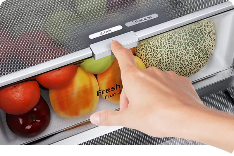 FRESHBalancer humidity control and fresh produce drawers