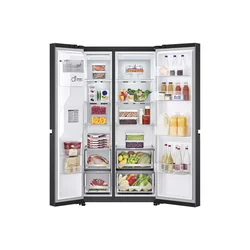 LG Side-by-Side Refrigerator VS6 641L GC-L257KQKR Matte Black