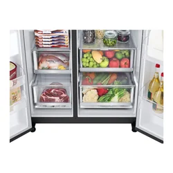 LG Side-by-Side Refrigerator VS6 641L GC-L257KQKR Matte Black